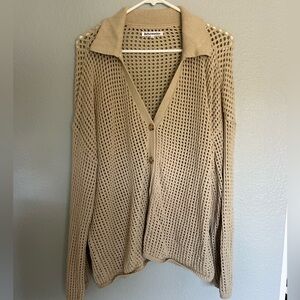 Reformation Open Knit Sweater